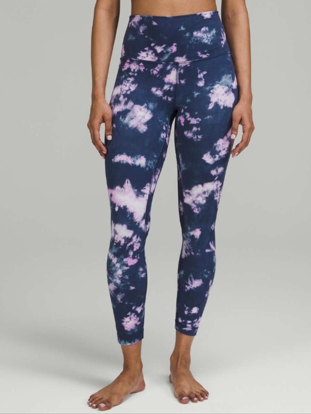 Lululemon Align High-Rise Pant 24". Tie Dye. Purple Blue. Nulu. Size 14.